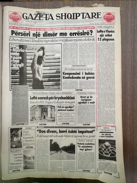 Gazeta Shqiptare 1996-09-11